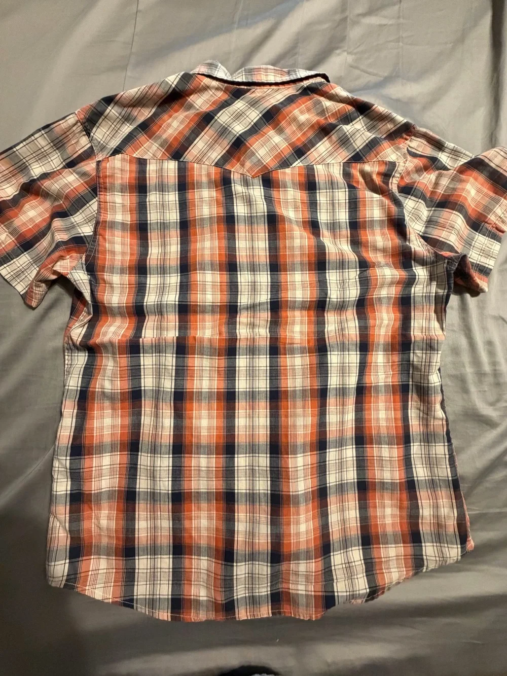 2 for$6✨Men's Levi’s Short-Sleeve Plaid Button-Up Shirt, Size CL